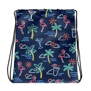 Neon Light Drawstring Bag