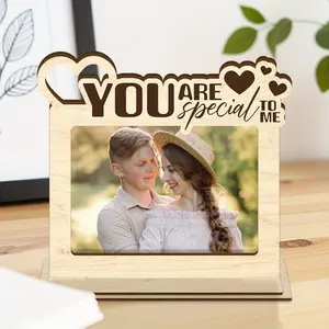 "You are special to me" Charming Wooden Photo Frame, Romantic Decor for Tables, Perfect for Couples, Anniversaries, Or Weddings, Great Gift Choice for Him Or Her