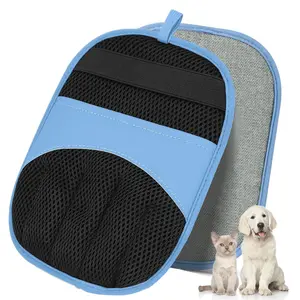 2-Pack & 3-Pack Pet Hair Removal Gloves Brush for Sofa, Carpet, Bed, Clothes, Curtain & Furniture Dust Static Removal Two-Way Household Cleaning Accessories