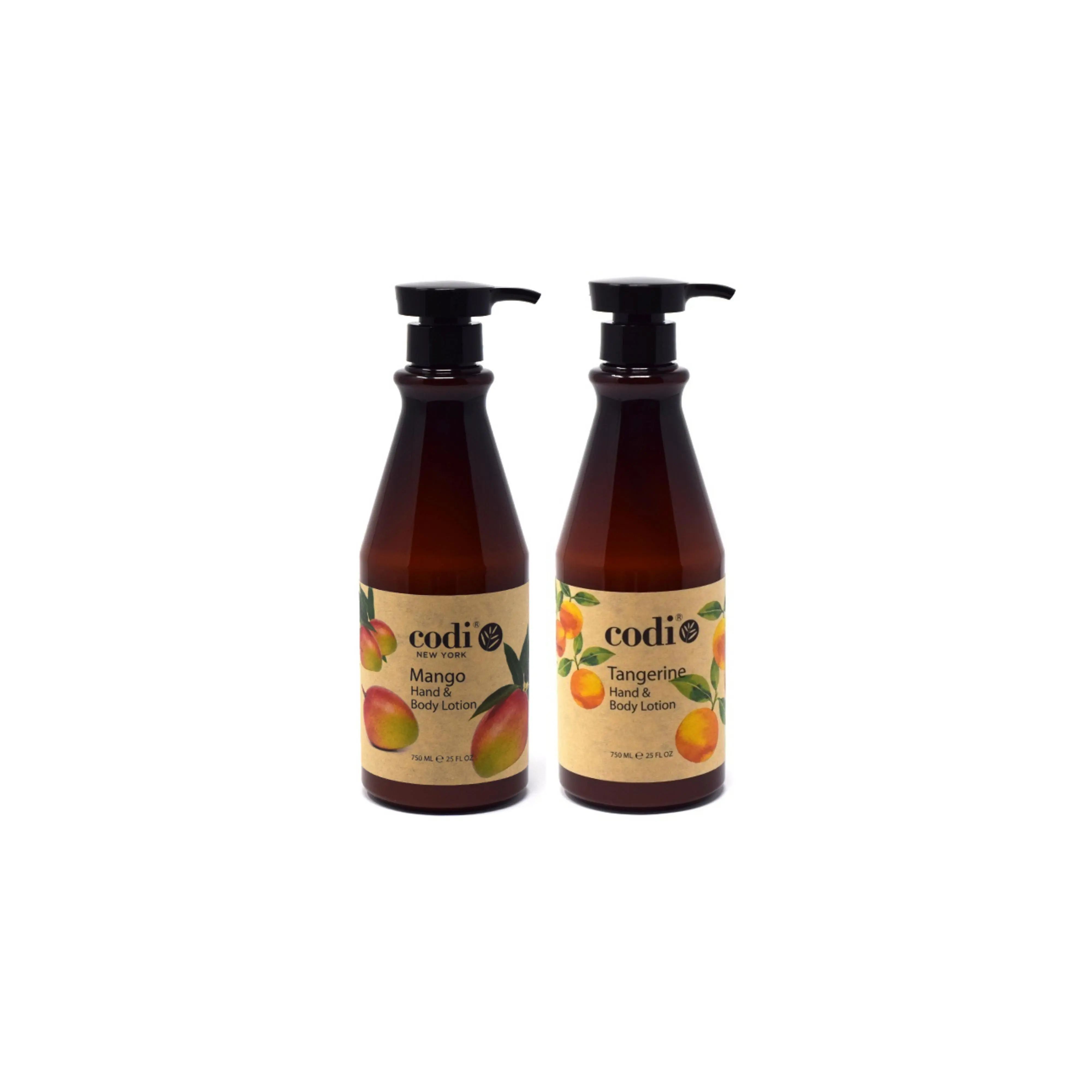 Codi Korean Hand & Body Moisturizer Lotion - Mango & Tangerine Citrus Scent, 750ml Gentle Formula, Moisture-Boosting, Non-Greasy, Nourishing, Hydrating, Smooth, Contains Neither Harsh Additives, For All Skin Types Daily Care, Korean Beauty, Single Bottle