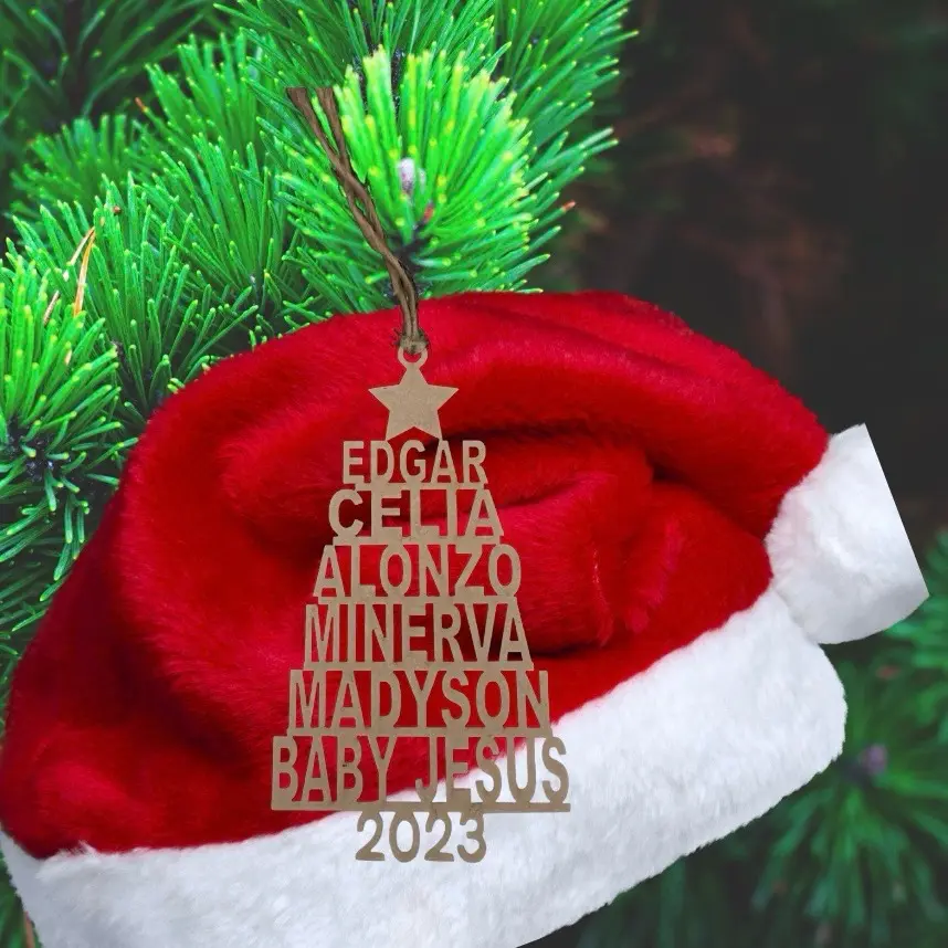 Personalized tree ornament