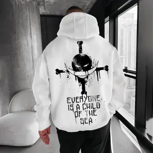 Manga #OnePiecee Whitebeard Hoodie, Punny Cartoon #Luffyyy Hoodie, Top 1 Anime of All Time, Japanese Anime 90s Graphic Hoodie Casual Cotton