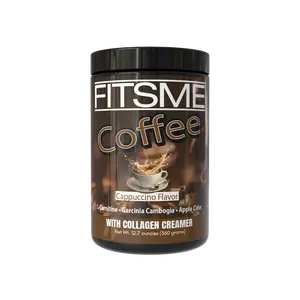 FITSME Vitamin Caramel-Flavored Cappuccino Coffee Natural Beverage, Dietary Supplement (Mushroom Powder & Drink for Health & Nutrition Wellness)