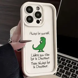 Dinosaur pattern Phone case phone cover for iPhone 17 16 15 14 13 12 11 Pro ProMax Plus Mini 17Air 16E X Xs XsMax silicone phone case, high-end fashion, full cover