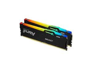 Kingston FURY Beast 32GB (2 x 16GB) 288-Pin PC RAM DDR5 6400 (PC5 51200) Memory (Desktop Memory) Model KF564C32BBEAK2-32