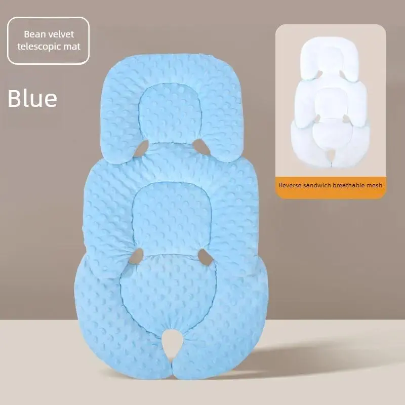 Baby stroller cushion universal insulation mattress insert for car seat, breathable mesh on both sides for all seasons
