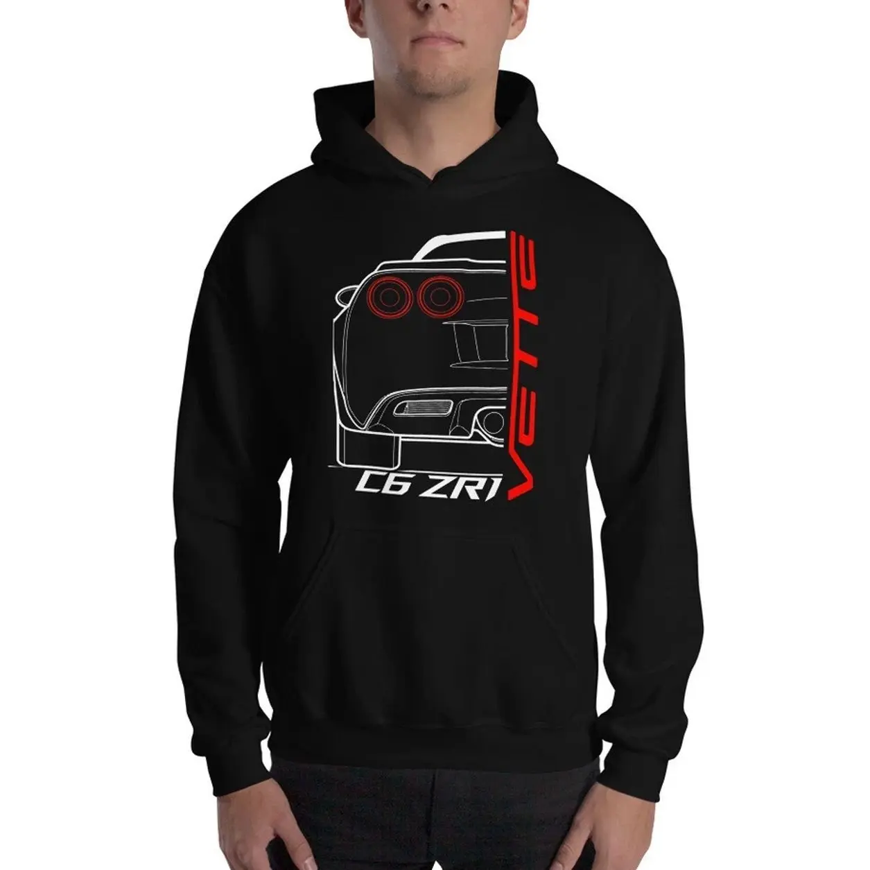 New Corvette C6 ZR1 Men's Unisex T-Shirt Sweatshirt Hoodie, Classic Car Enthusiast and Fans Gift