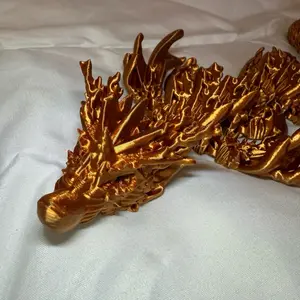 3d printed articulated coral dragon