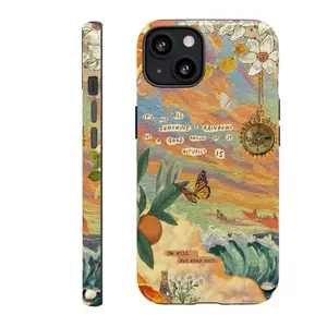 It's not all sunshine and rainbows Phone Case, Inspirational Nature-Themed Phone Case with Sunset Sky, for iPhone 17 Pro Max 16 15 14 13