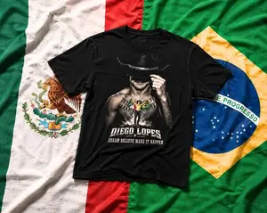 Diego Lopes Graphic Tee, Dream Believe Make It Happen Shirt, MMA UFC Fan Apparel