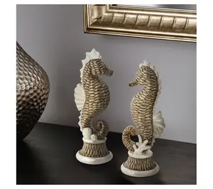 10.5" Seahorse Figurines Set of 2 by Valerie