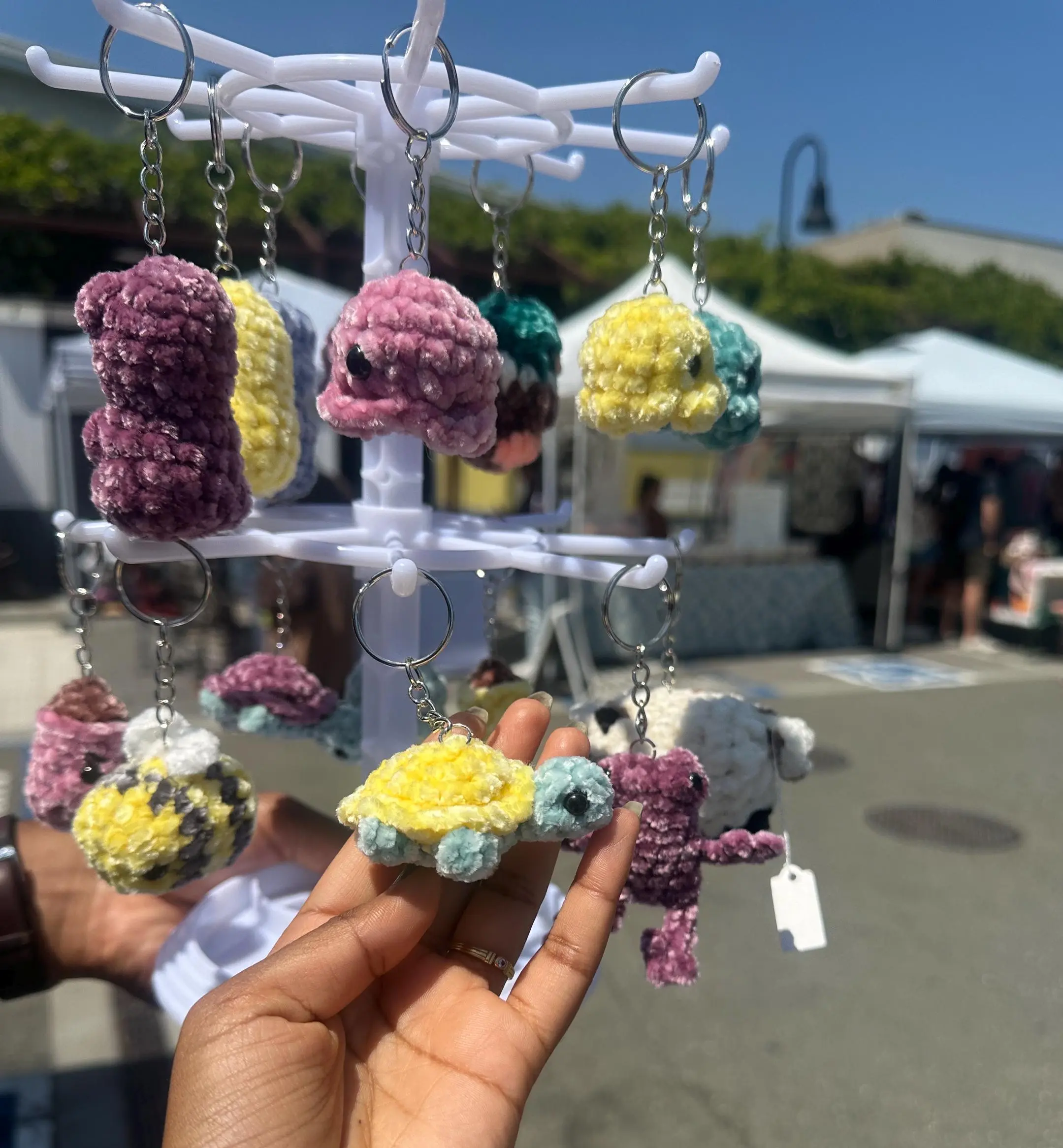 Tiny Little Plushie Keychains - customizable, many colors
