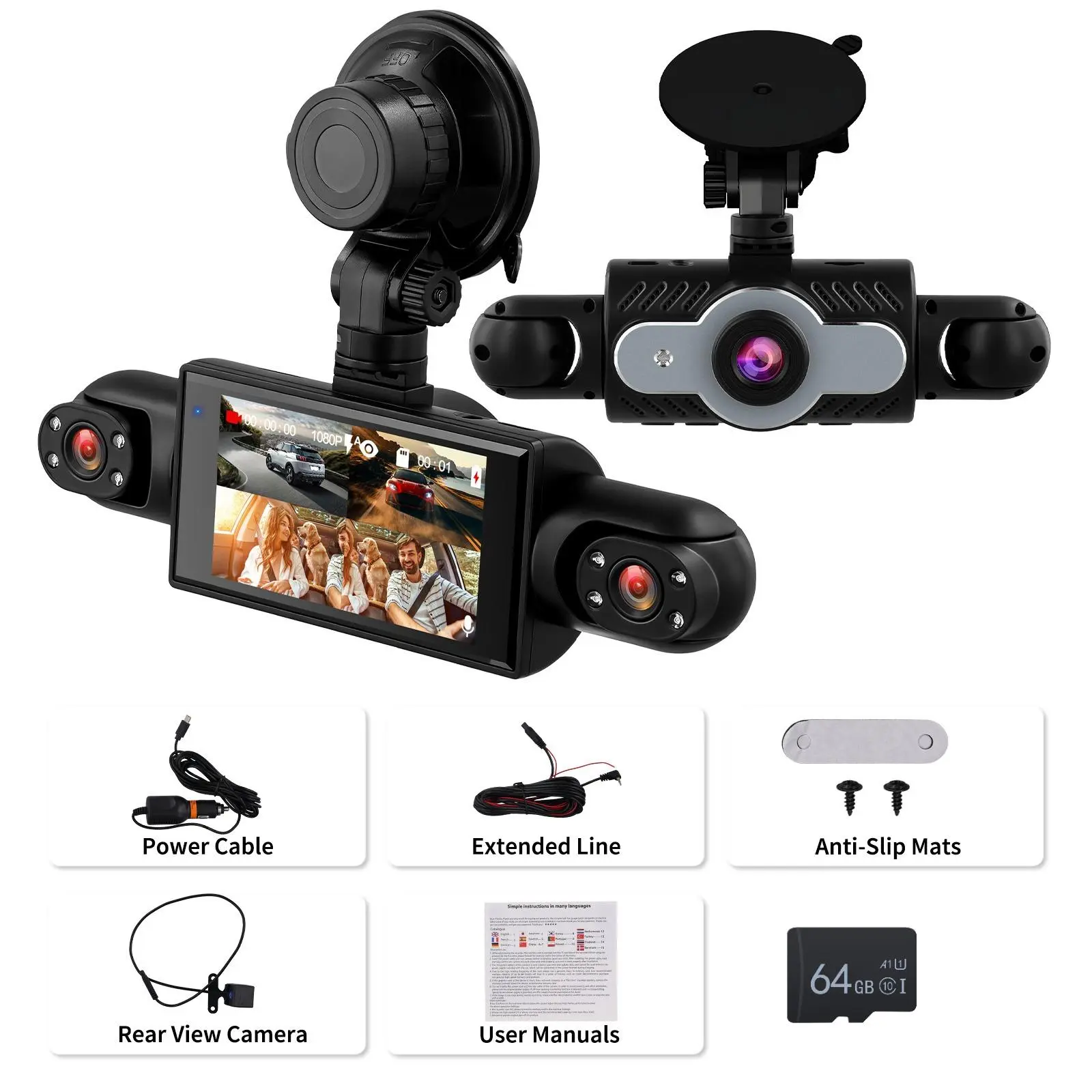 3-inch dashcam