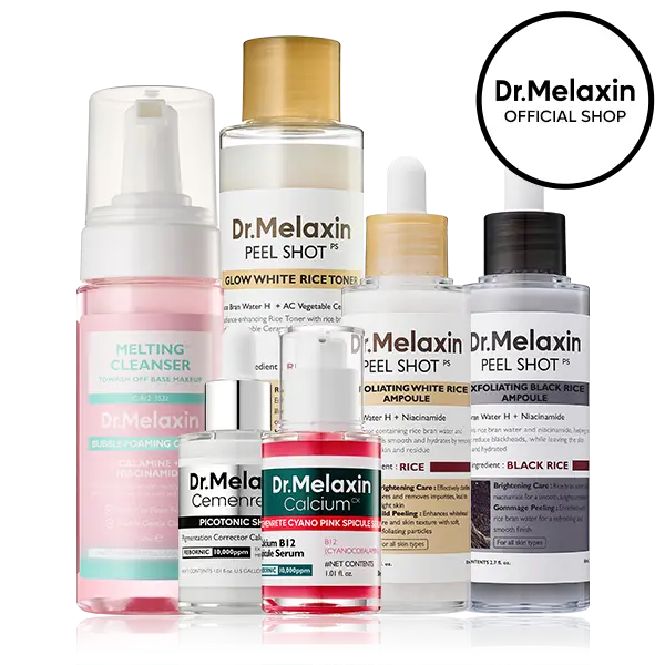 [Dr.Melaxin Official Shop] Lumi Glow Triple Care Set | Pore care & Fades Blemish Marks Exfoliating Deep cleansing
