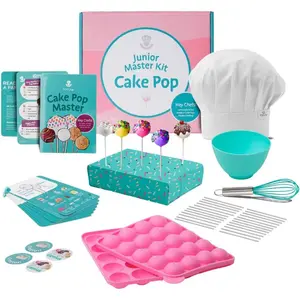 Ultimate Reusable Cake Pop-Making Kit for Kids – Fun DIY Baking Kit, STEM Activity for Ages 4+, Visual Learning Cake Pop Molds & Tools Set, Great Gift for Young Chefs