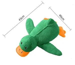 Plush Duck Toy – Little Yellow Duck Teething Vocalization Toy for Small and Medium-Sized Dogs and Pets