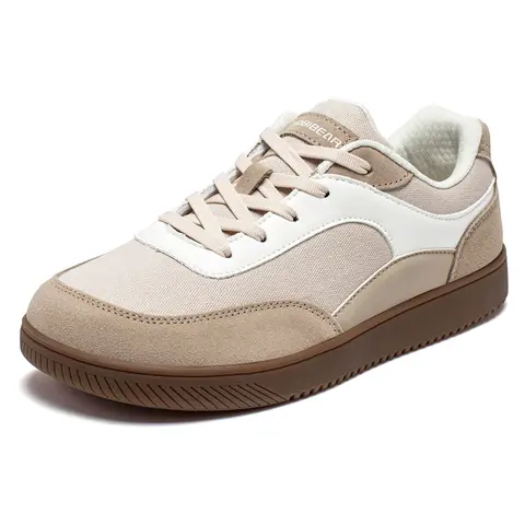 HOBIBEAR Women's Minimalist Slip-On Low Top Casual Trainer Shoes - Wide Toe Box, 0-Drop Flexible Sole, Slip-Resistant, Laced, Barefoot-Like Feel, All-Seasons Footwear for Daily Walking