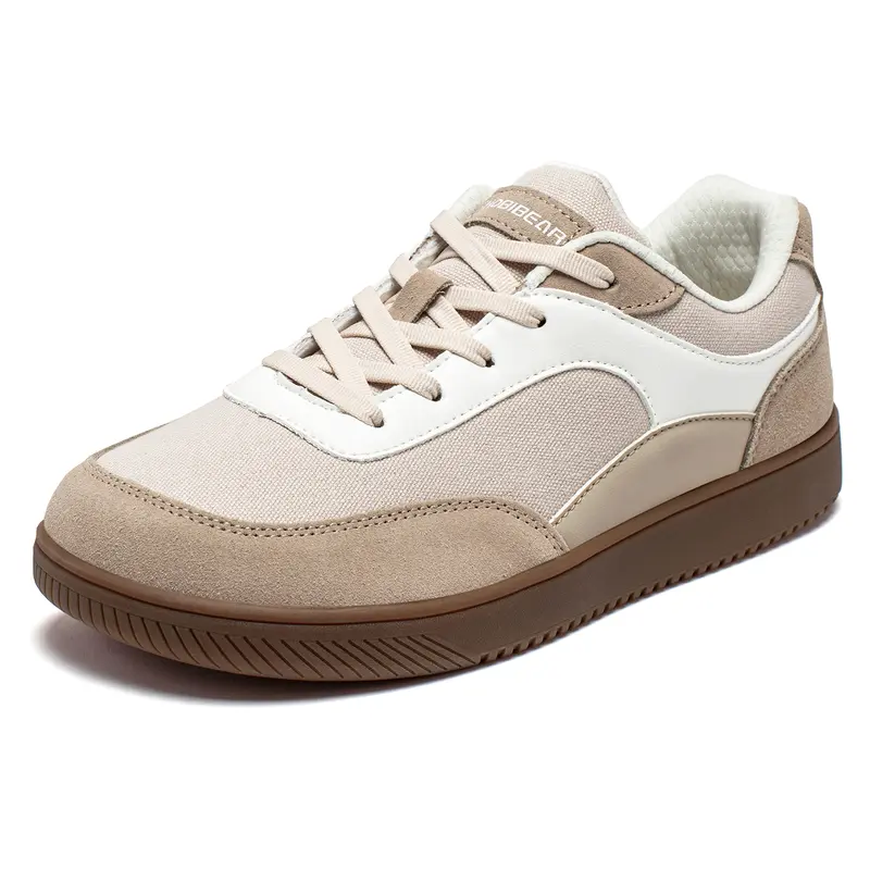 HOBIBEAR Women's Minimalist Slip-On Low Top Casual Trainer Shoes - Wide Toe Box, 0-Drop Flexible Sole, Slip-Resistant, Laced, Barefoot-Like Feel, All-Seasons Footwear for Daily Walking