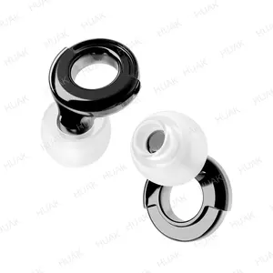 Quiet High-Fidelity Ear Plugs, Ear Tips in XS/s/m/l, Reusable Ear Plugs for Concerts & Festivals, Live Events, Musicians, Djs