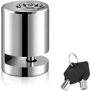 Motorcycle Disc Brake Lock, Anti Theft Motorbike Safety Brake Disk Lock with Two Keys, Mini Alloy Steel Security Wheel Disc Lock for Electromobile Road Cycle Mountain Bike