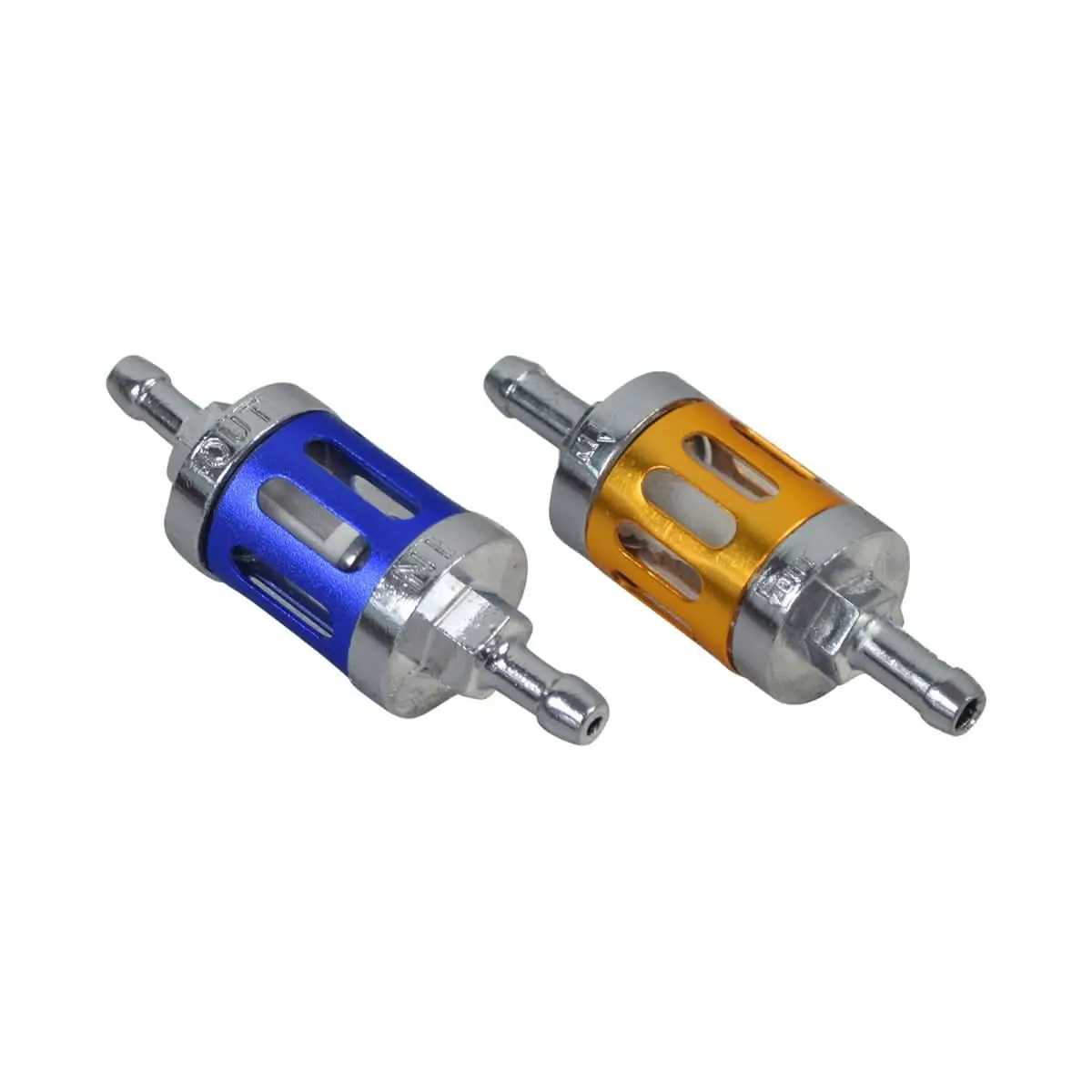 Universal In-Line Chrome Fuel Filter