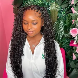 Bohemian Knotless Bulk Hair Extension for Braiding