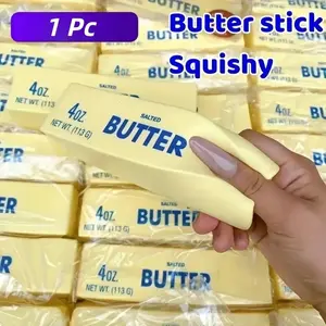 Butter Squeezing Soft Toy, Slow Compression, Expansion, Contraction, Stress Relief, Finger Exercise, Office, School, Light