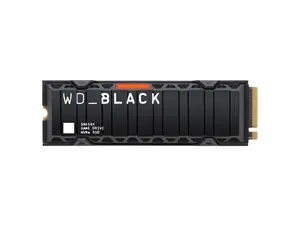 WD_BLACK 2TB SN850X NVMe Internal Gaming SSD Solid State Drive with Heatsink - Works with Playstation 5, Gen4 PCIe, M.2 2280, Up to 7,300 MB/s - WDS200T2XHE