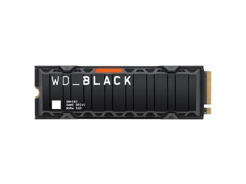 WD_BLACK 2TB SN850X NVMe Internal Gaming SSD Solid State Drive with Heatsink - Works with Playstation 5, Gen4 PCIe, M.2 2280, Up to 7,300 MB/s - WDS200T2XHE