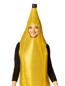 Glitzy Sequin Ultimate Banana Costume, Adult One Size