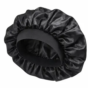Satin Bonnet with Wide Elastic Band – Protects Styles & Edges | Multiple Colors Available