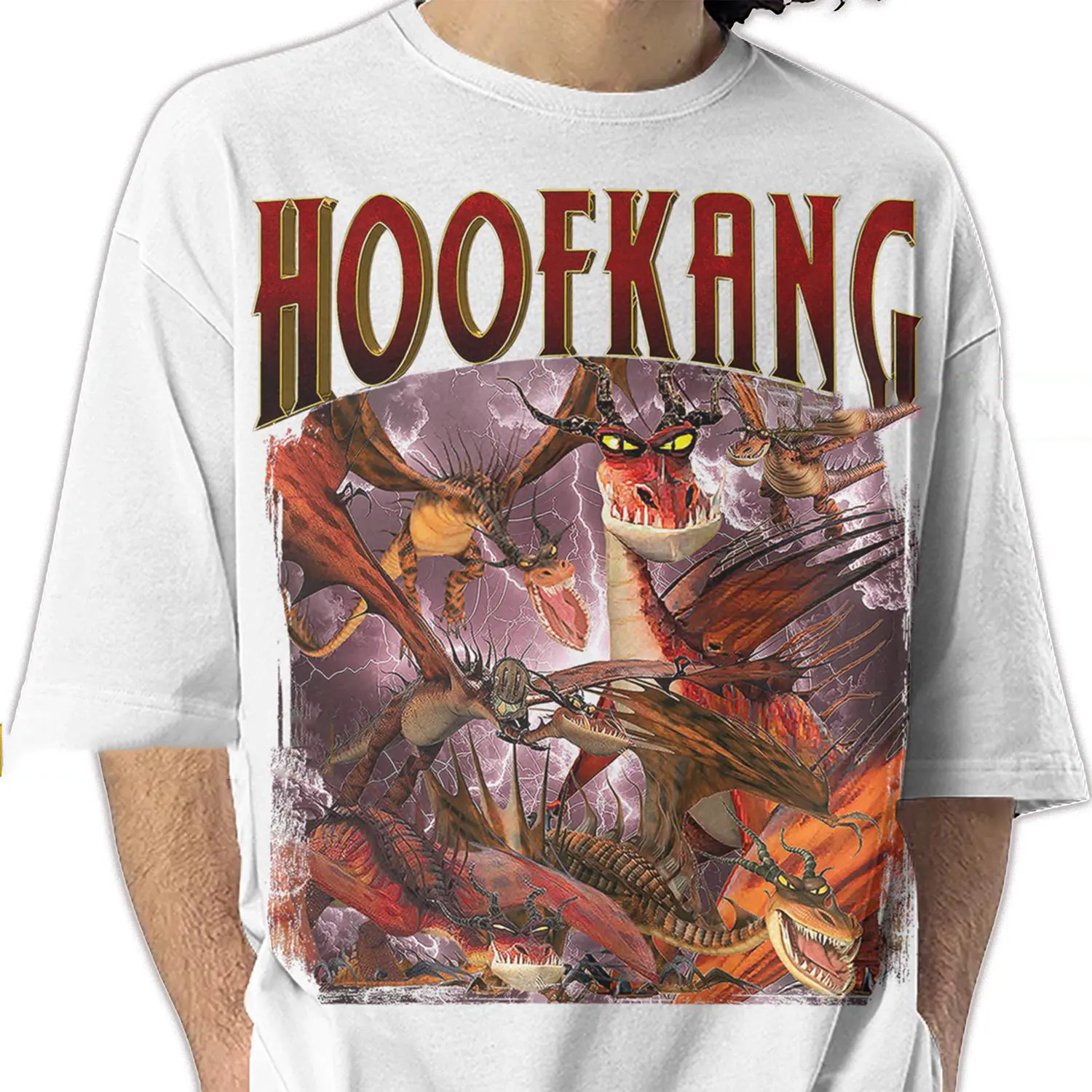 Hoofkang HTTYD Shirt – Hoofkang Vintage Dragon Graphic T-Shirt