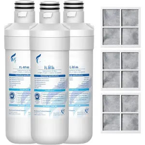 LT1000PC ADQ747935 MDJ64844601 NSF Certified Refrigerator Water Filter and Air Filter, Replacement for (R) LT1000P(R), LT1000PC, LT-1000PC, MDJ64844601 and LT120F(R), 3 Combo