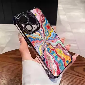 Mosaic abalone shell design mobile phone case, four-corner drop-proof HD, suitable for 17 16 15 14 13 12 11 PRO PLUS MAX mobile phone case #YGSJDWL11