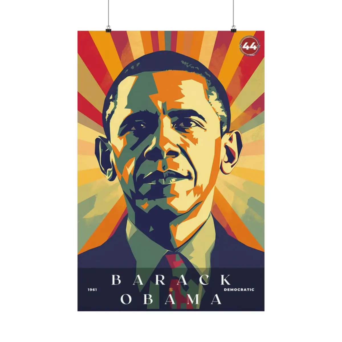President Barack Obama Poster, Office Poster, Home Decor, Unframed
