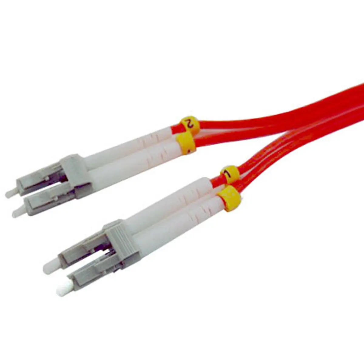 9.8ft MM Duplex 62.5/125 Multimode Fiber Optic Patch Cable, LC Connector, PVC Buffer Material, for Data Transfer in Fiber Networks, Computers & Office Accessories