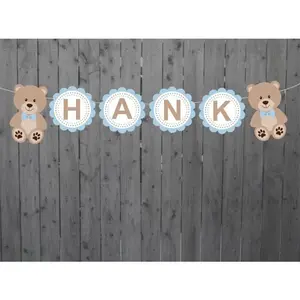 TEDDY BEAR BANNER - Teddy Bear Baby Shower Teddy Bear Birthday Teddy Bear Decorations Teddy Bear Party Supplies Teddy Bear Baby Sprinkle