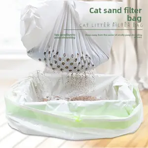 Cat Litter Bag Pet Waste Bag Cat Poop Bag Filter Bag Cat Litter Box Cat Toilet Cleaning Supplies
