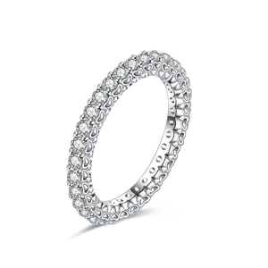 Sparkling Moissanite Ring - Dainty Solitaire Jewelry for Women