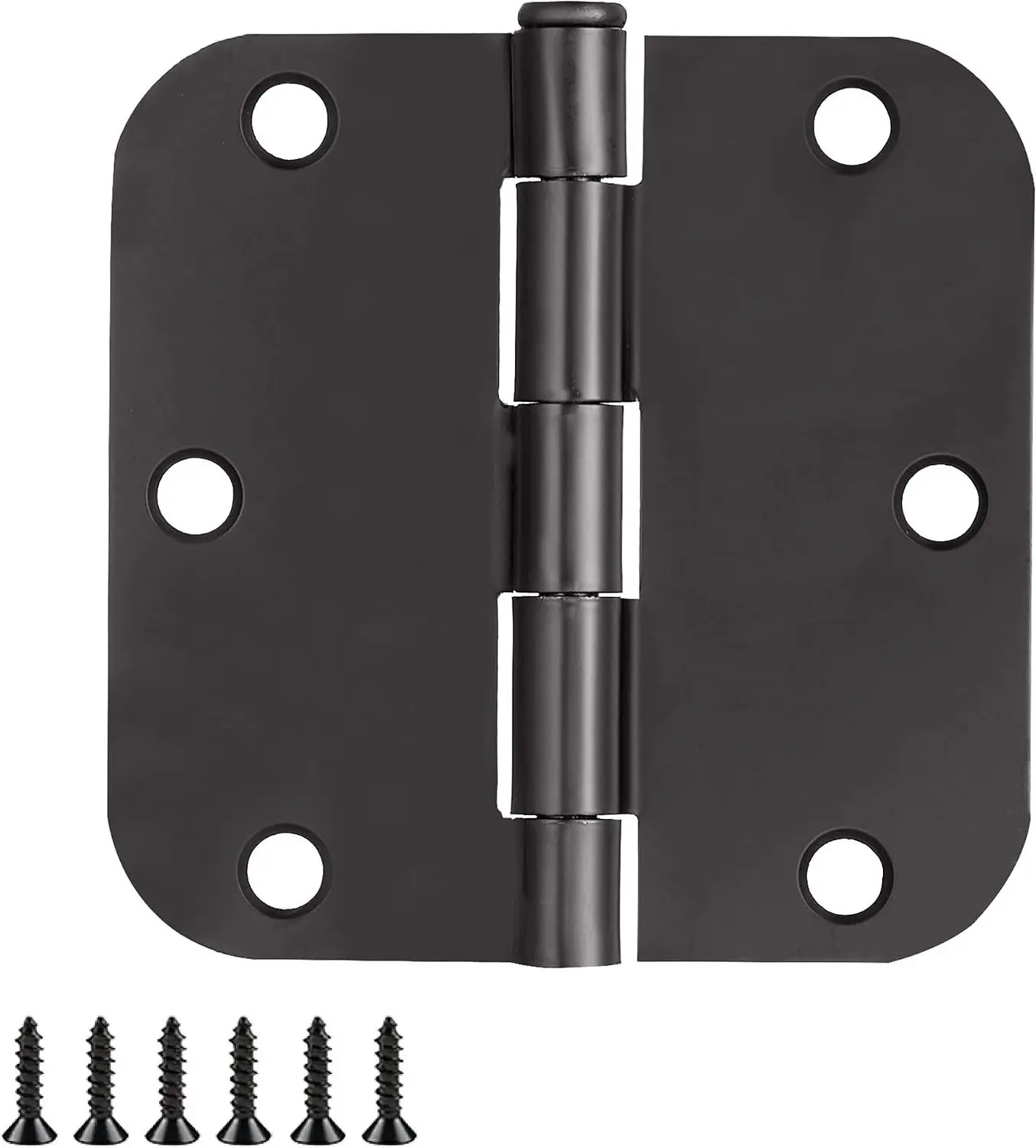 Interior Door Hinge, 3.5 Inch, Matte Black Finish