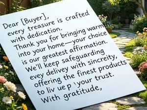 Thank-you Letter for Buyers