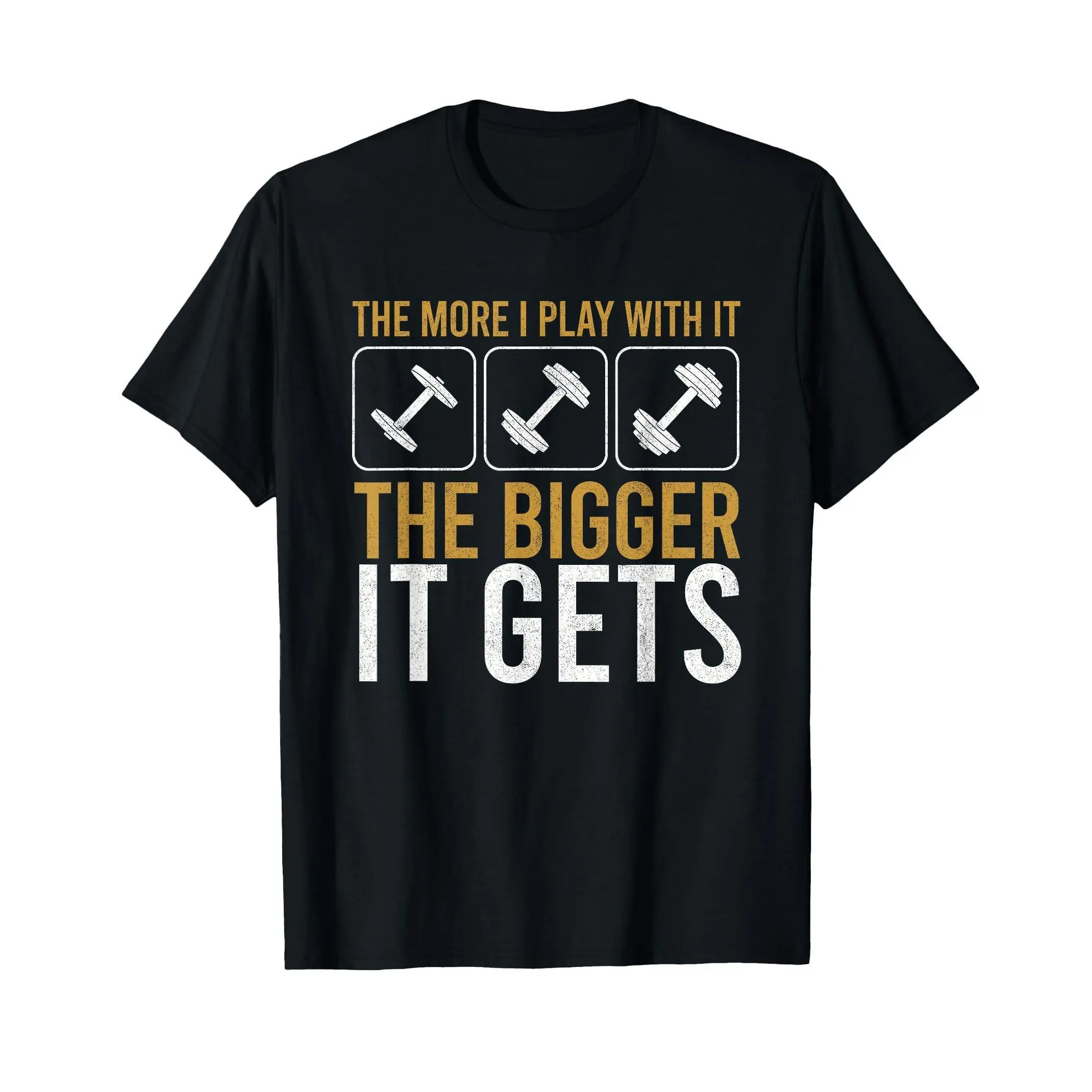 T-shirt for men Muscles Get Bigger Bodybuilding Gym Workout Weightlifting T-Shirt