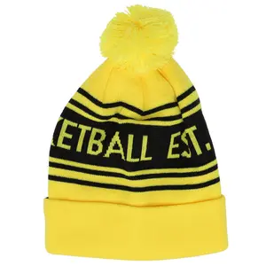 PUMA Womens Pom Beanie Athletic Casual  - Yellow