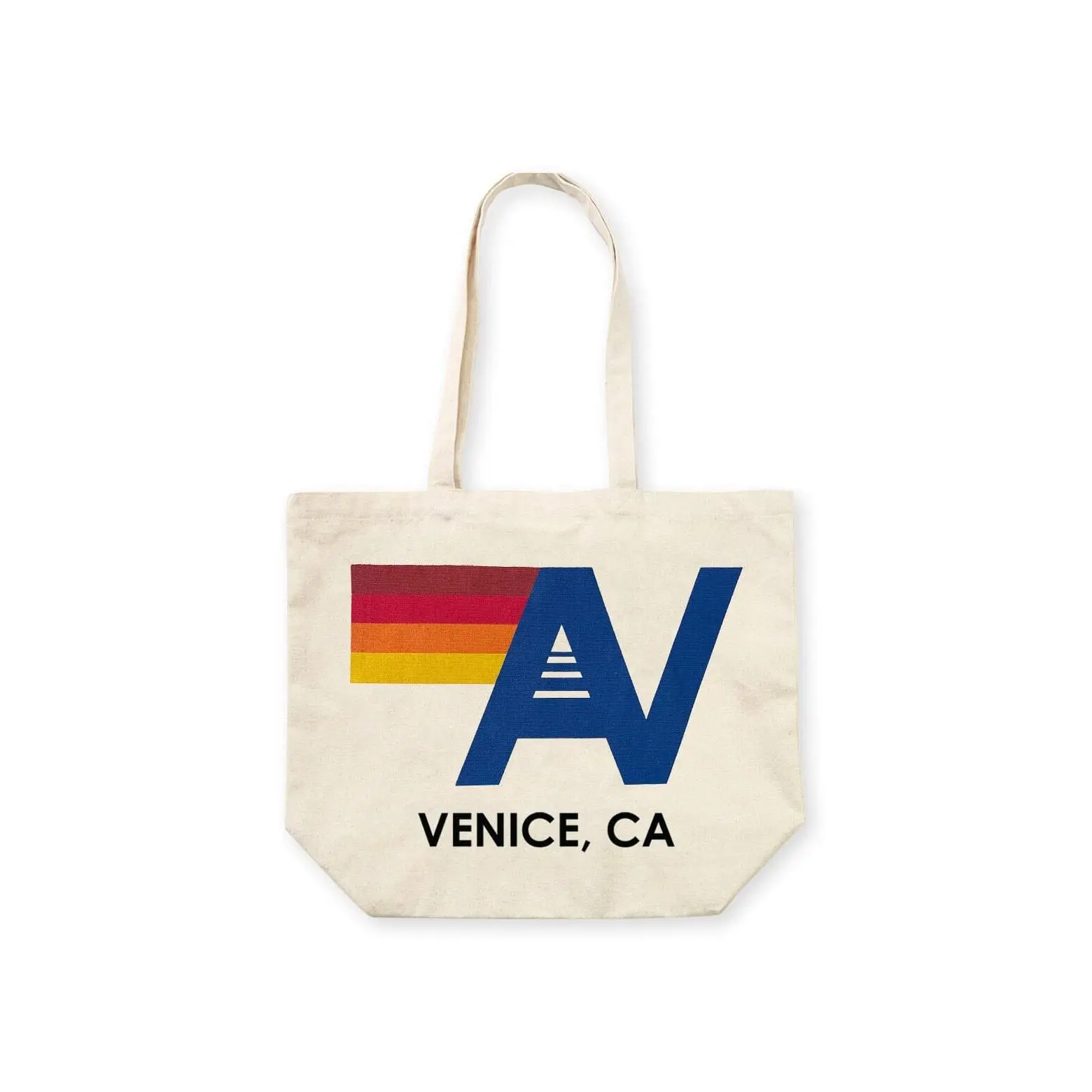 AVIATOR NATION CANVAS LOGO TOTE BAG - BEACH SHOPPER