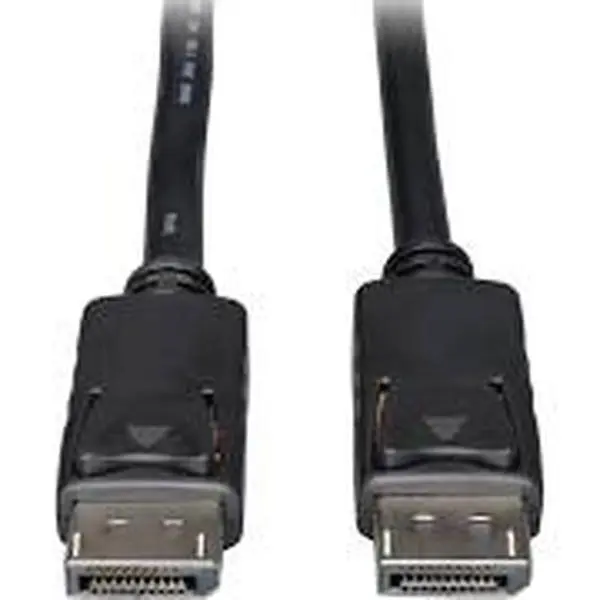 Tripp Lite P580-001 1 ft. DisplayPort Monitor Digital Video Audio Cable with Latched Ends, 4096x2160 Resolution, Male-to-Male Connectors
