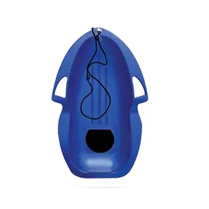 Flexible Flyer Spitfire Sled 1 Person Toboggan with Tow Rope & Seat Pad, Blue Flexible Flyer Spitfire Sled 1 Person Toboggan with Tow Rope & Seat Pad, Blue