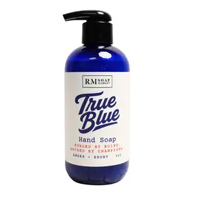 TRUE BLUE Amber + Ebony Hand Soap - Luxurious Hand Washing Experience with Distinctive Fragrance for Everyday Use - RM Soap Market