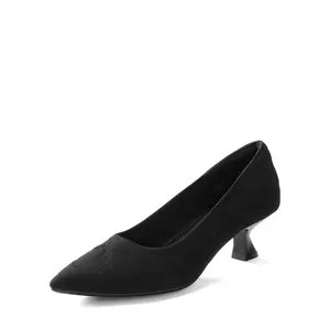 DREAM PAIRS Women's Comfy Low-Heel Pumps, Elegant Stylish Footwear with Padded Insole