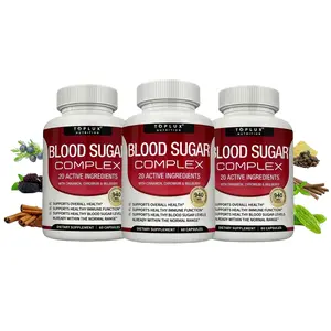 3P-Toplux Blood Sugar Complex 20 Vitamins & Minerals Support Overall Health Edible Supplement Dietary Optimum