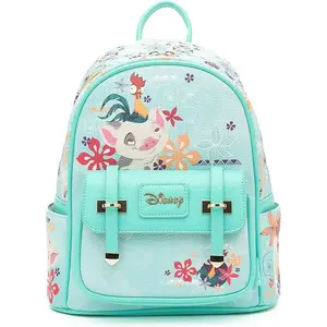 WondaPop Disney Moana's Pua and Hei Hei 11" Vegan Leather Mini Backpack